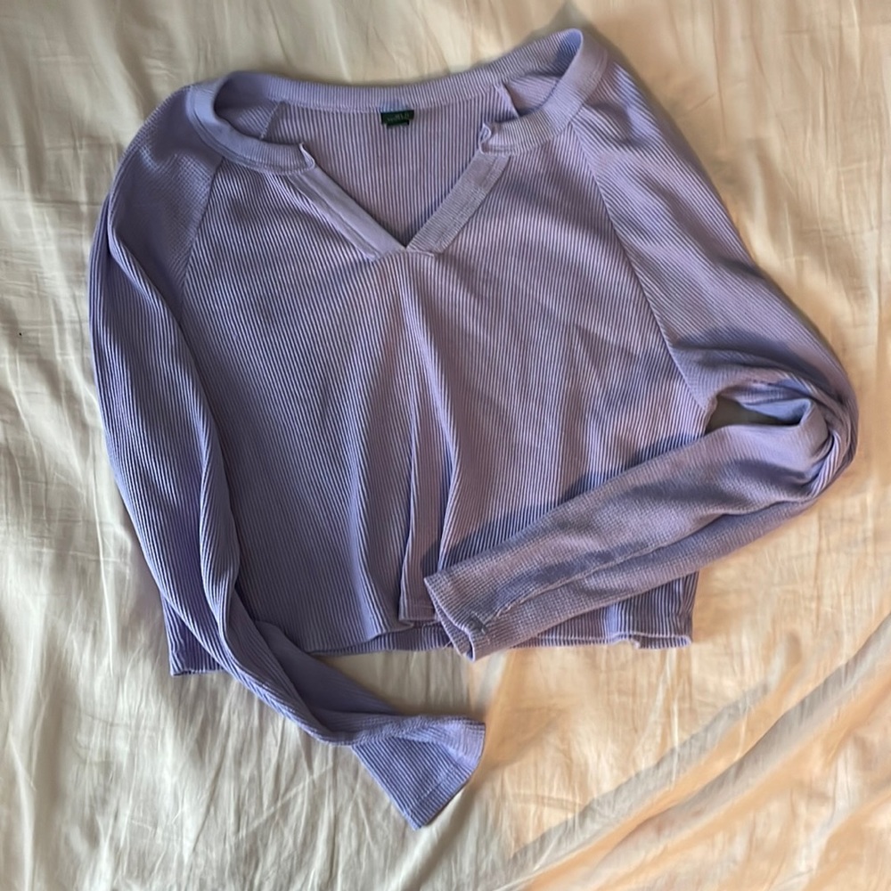 *NEW* Purple Long Sleeve Crop